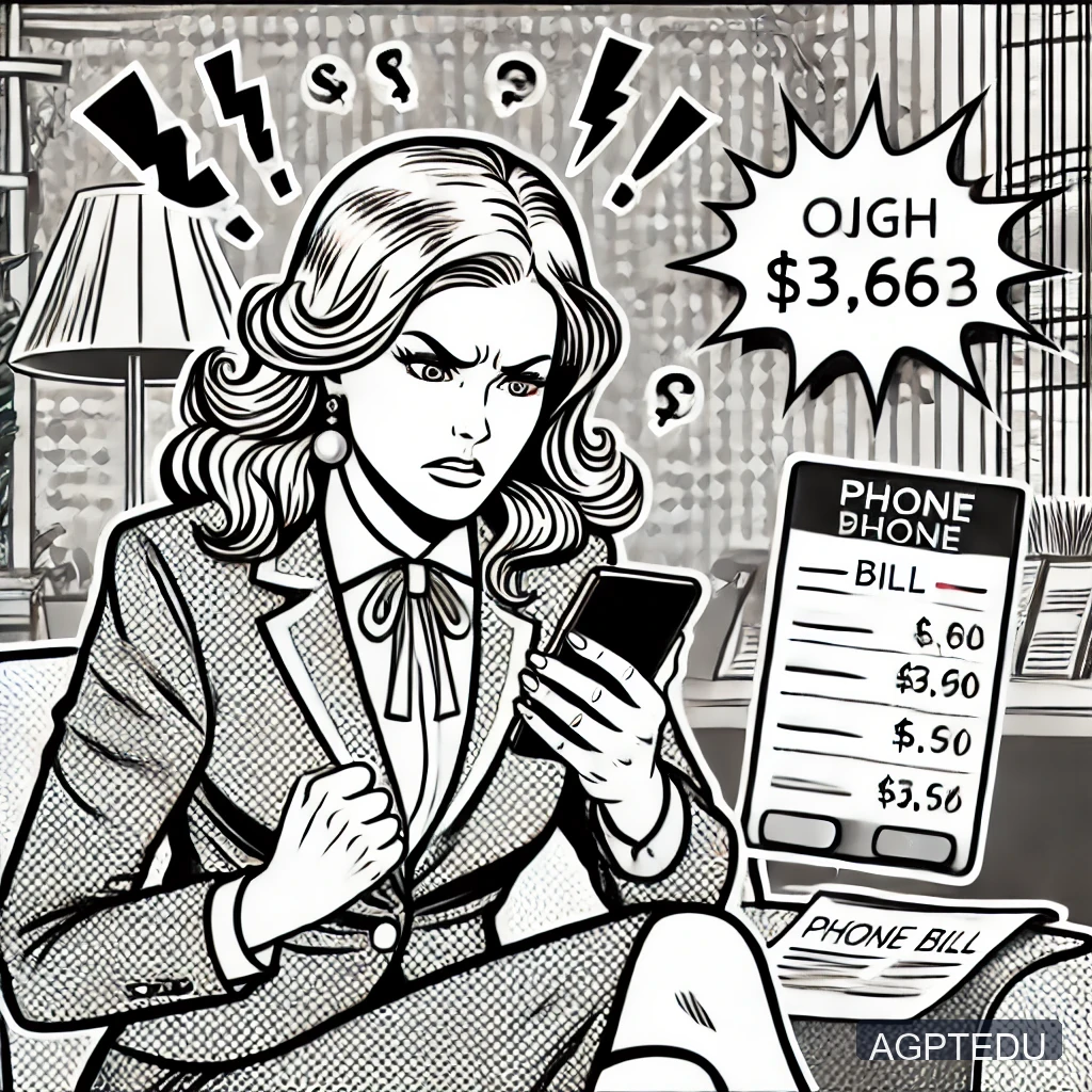 DALL·E-2024-09-14-14.41.57-A-comic-style-illustration-featuring-a-30-year-old-businesswoman-sitting-on-a-couch-angrily-holding-a-smartphone.-Her-expression-shows-frustration-wi.webp