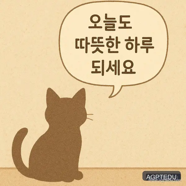 고양이 그림자 포즈 만들기, 챗GPT로 변환하는 법