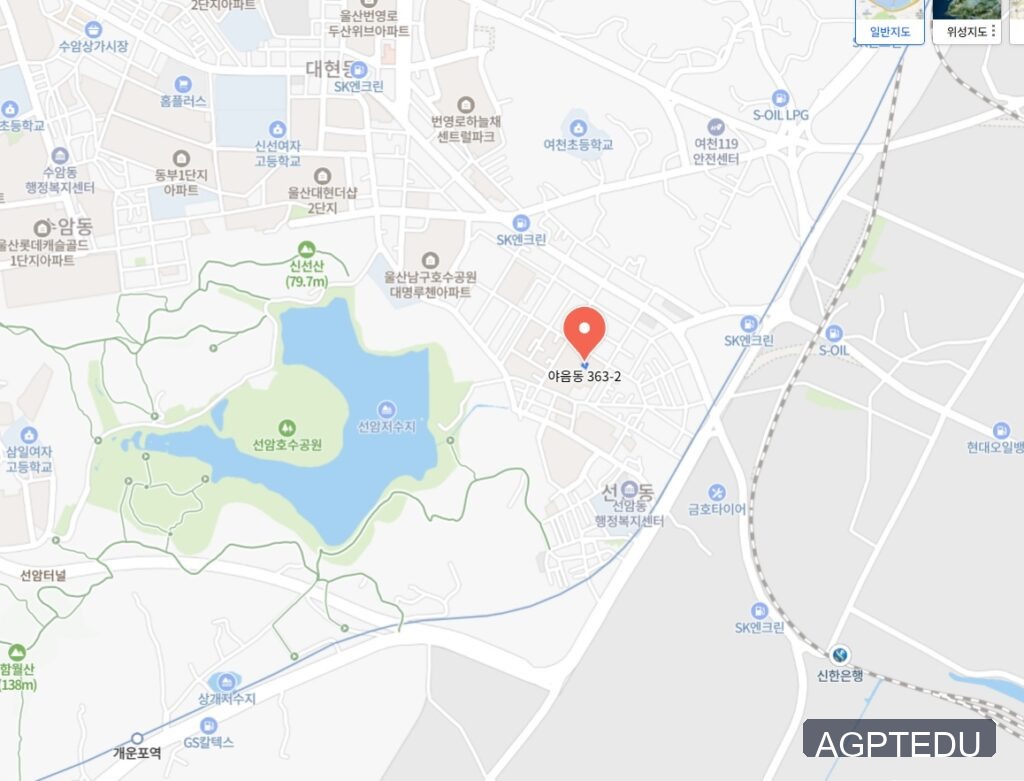 번영로 하늘채 라크뷰 입지 지도 위치