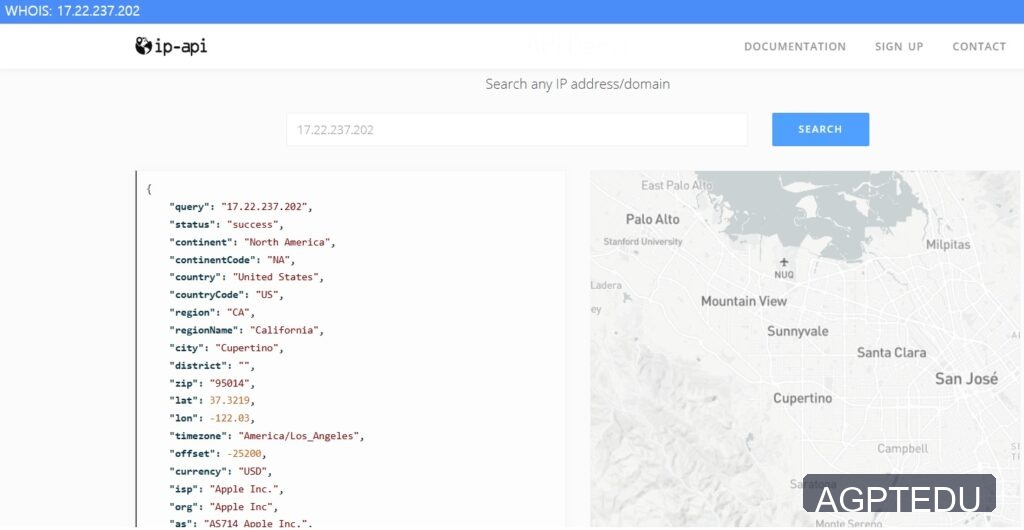apple bot crawler whois