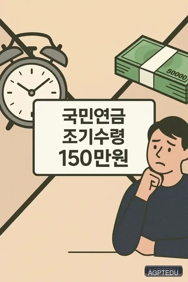 국민연금 조기수령 150만원 시뮬레이션
