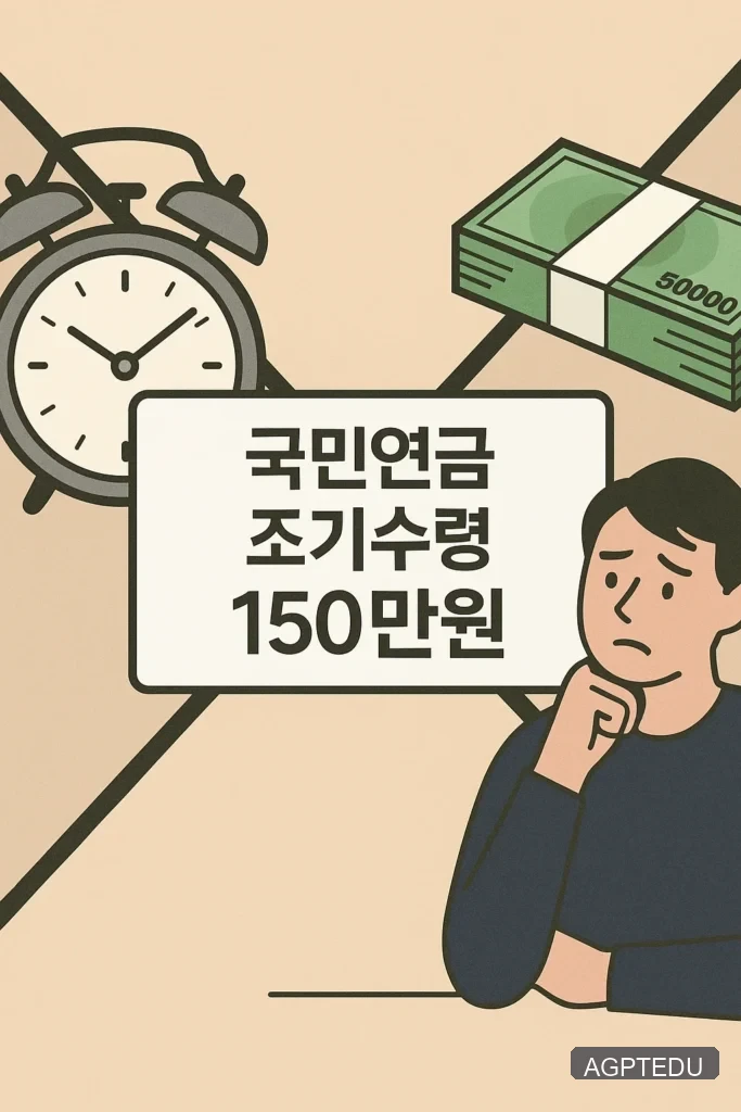국민연금 조기수령 150만원 시뮬레이션