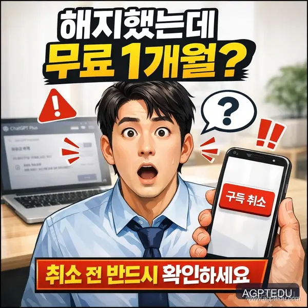 챗지피티 해지하면 1개월 무료 제공, 이미지 생성 프롬프트 공개