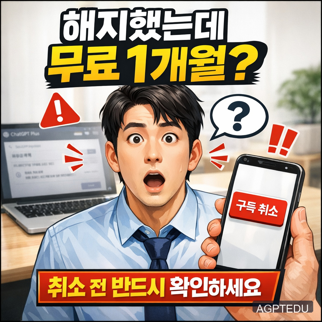 챗지피티 해지하면 1개월 무료 제공, 이미지 생성 프롬프트 공개