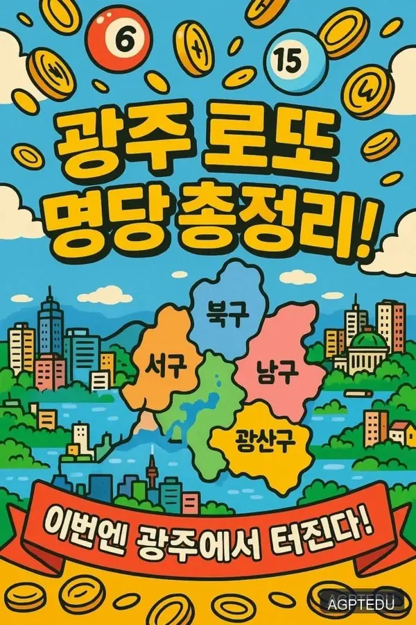 광주 로또 명당, 1등 판매점 전체 리스트 총정리