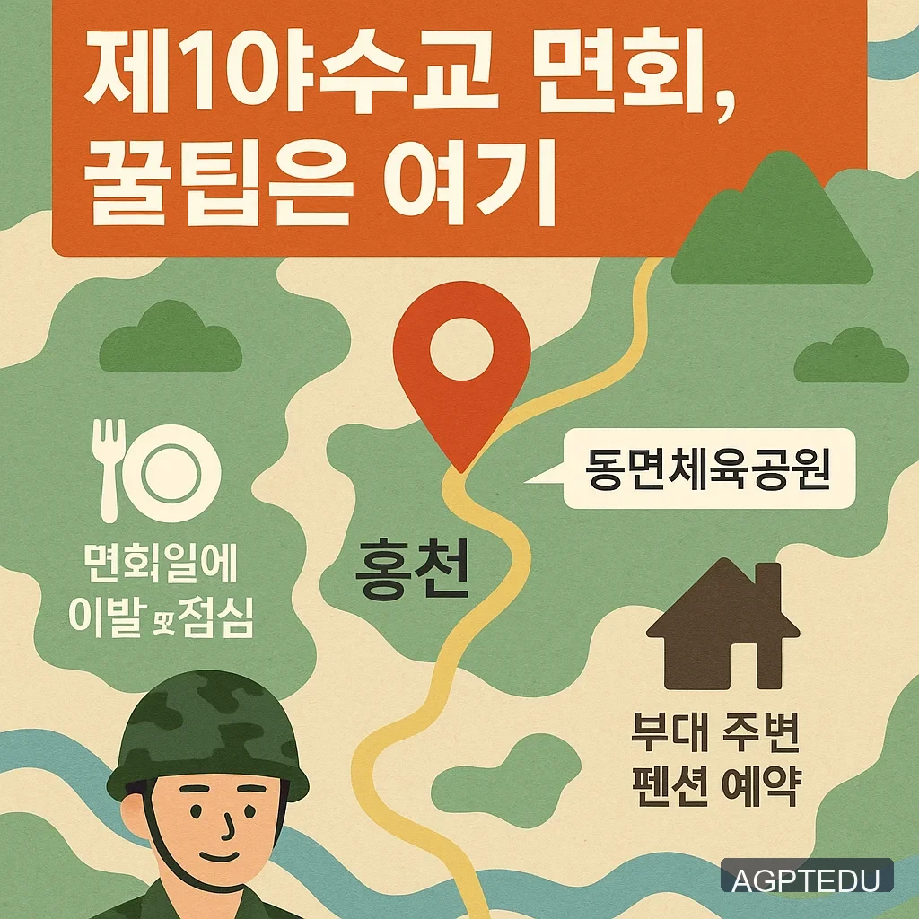 제1야수교 면회, 꿀팁은 여기! 홍천 제1야수교 면회 꿀팁 모음, 면회 가는 길, 이것만 알면 OK