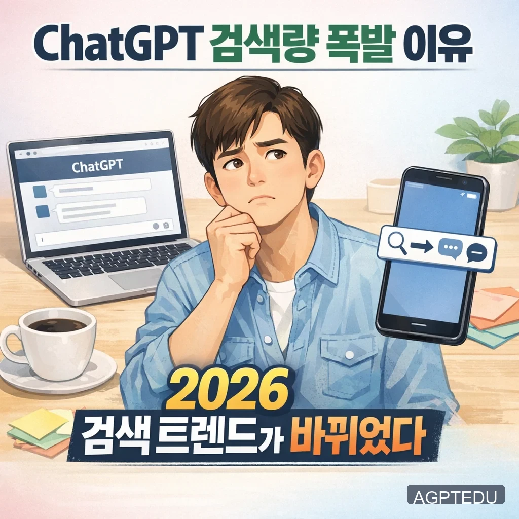 ChatGPT 검색량 폭발 이유 및 2026 검색 트렌드 분석