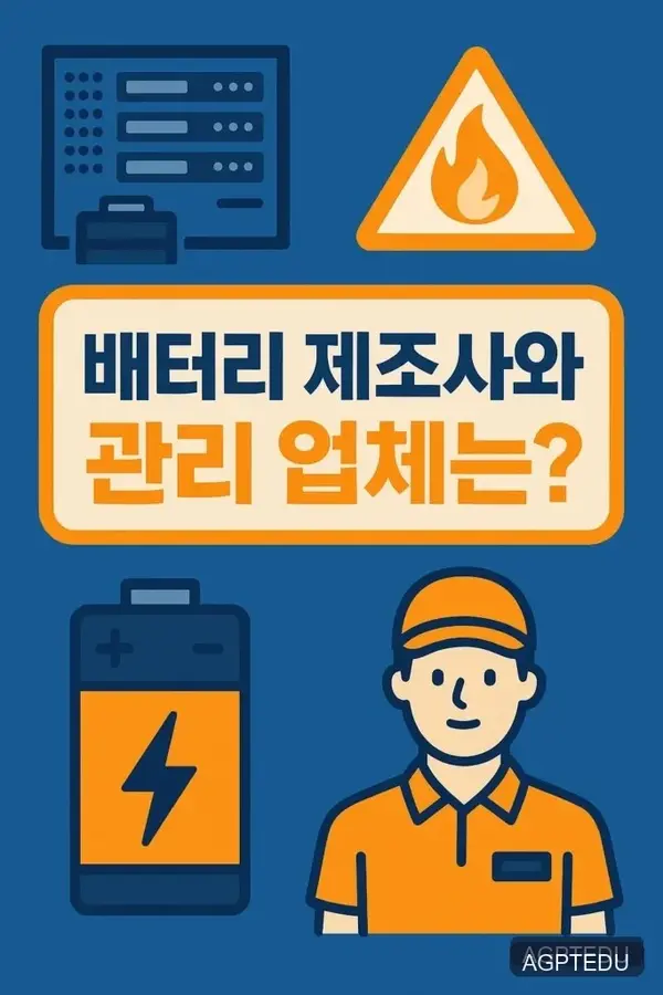 국가정보자원관리원 화재, 배터리 제조사는 어디?