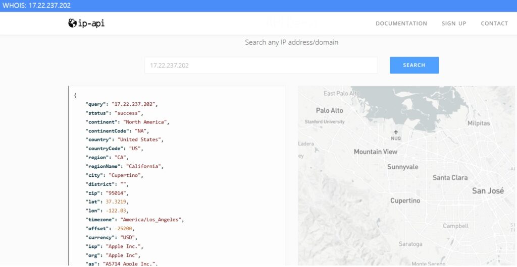 apple bot crawler whois