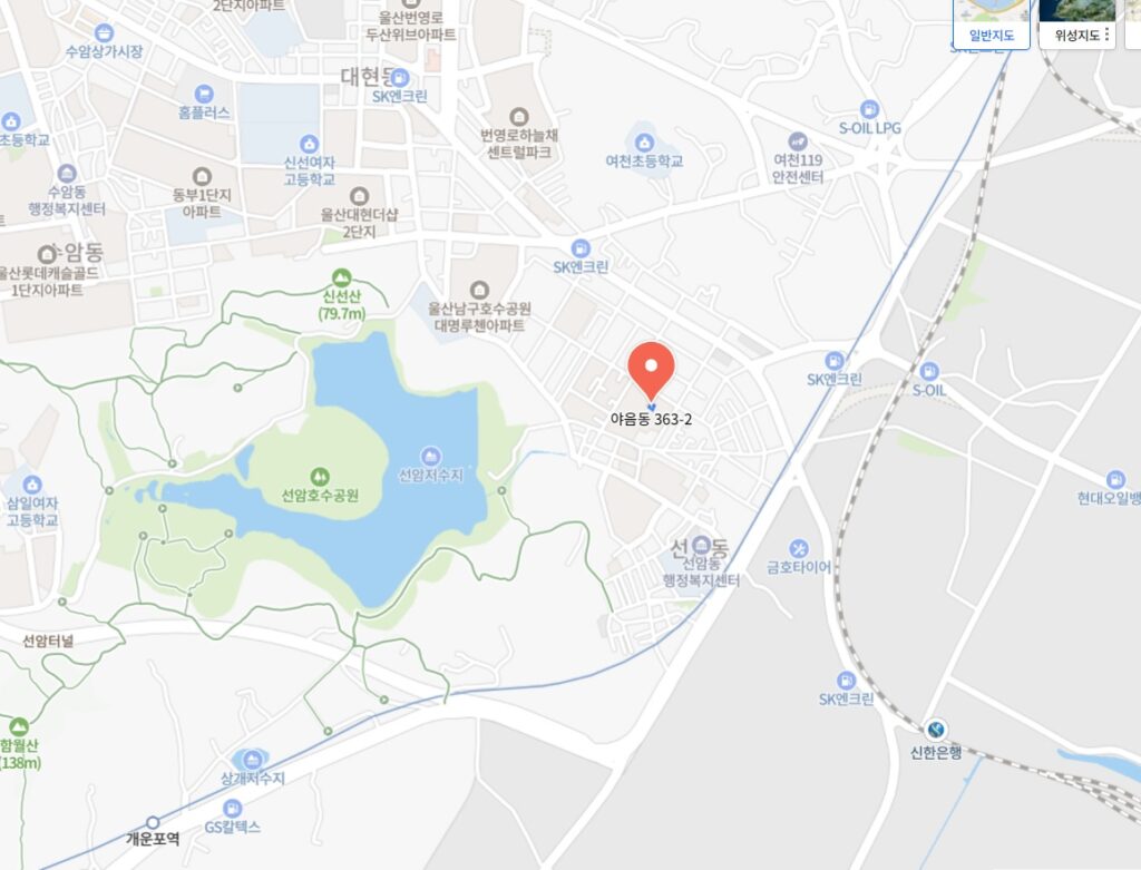 번영로 하늘채 라크뷰 입지 지도 위치