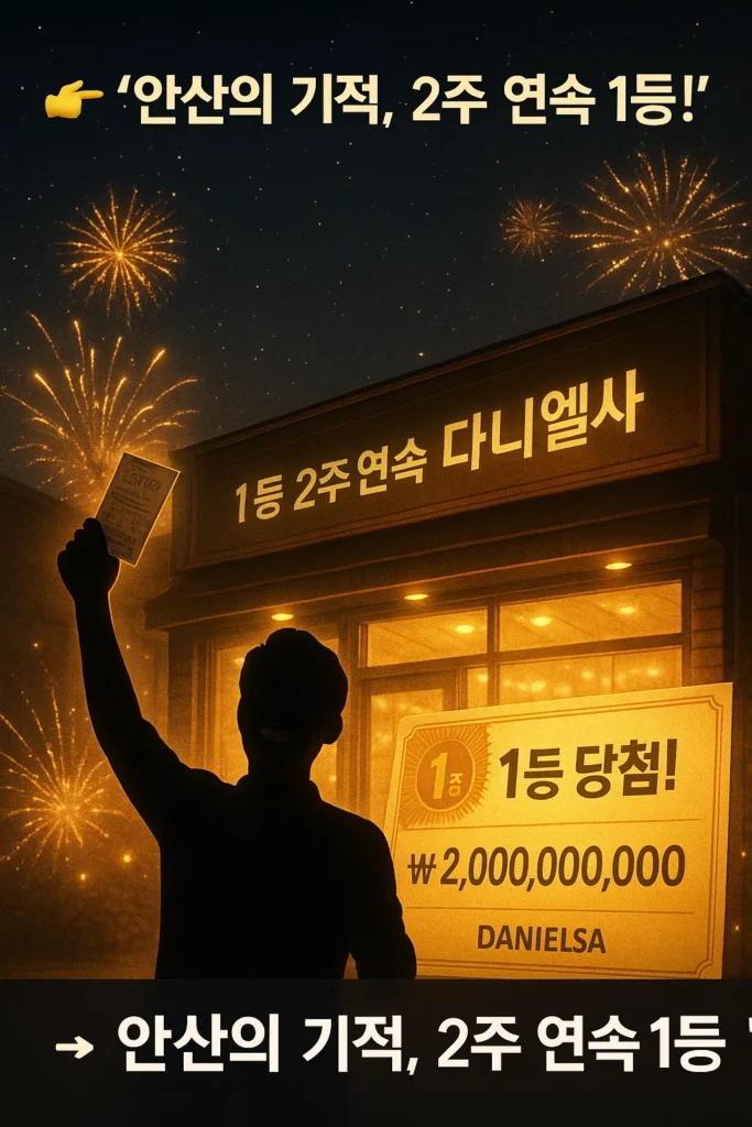 안산 로또 명당 총정리! 제1159회 1등 당첨자 5명 배출한 로또 판매점, 2주 연속 1등 안산의 기적