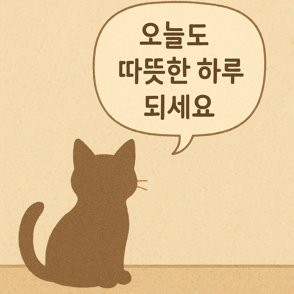 고양이 그림자 포즈 만들기, 챗GPT로 변환하는 법