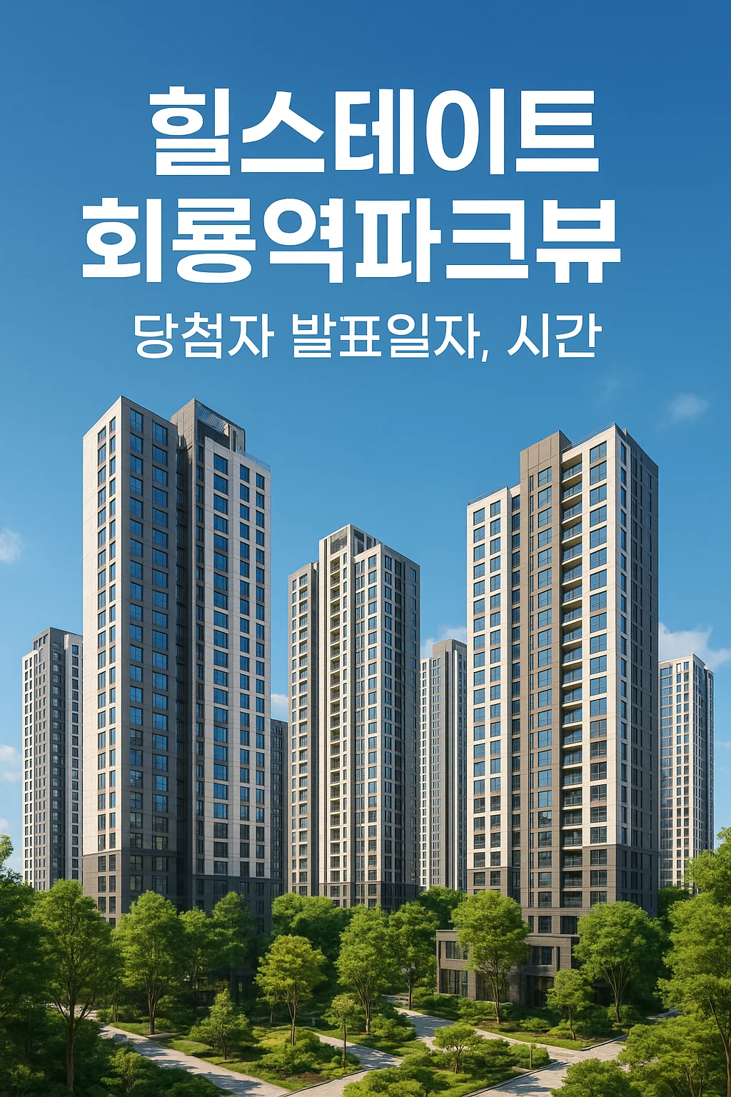 힐스테이트 회룡역파크뷰 당첨자 발표일자 시간