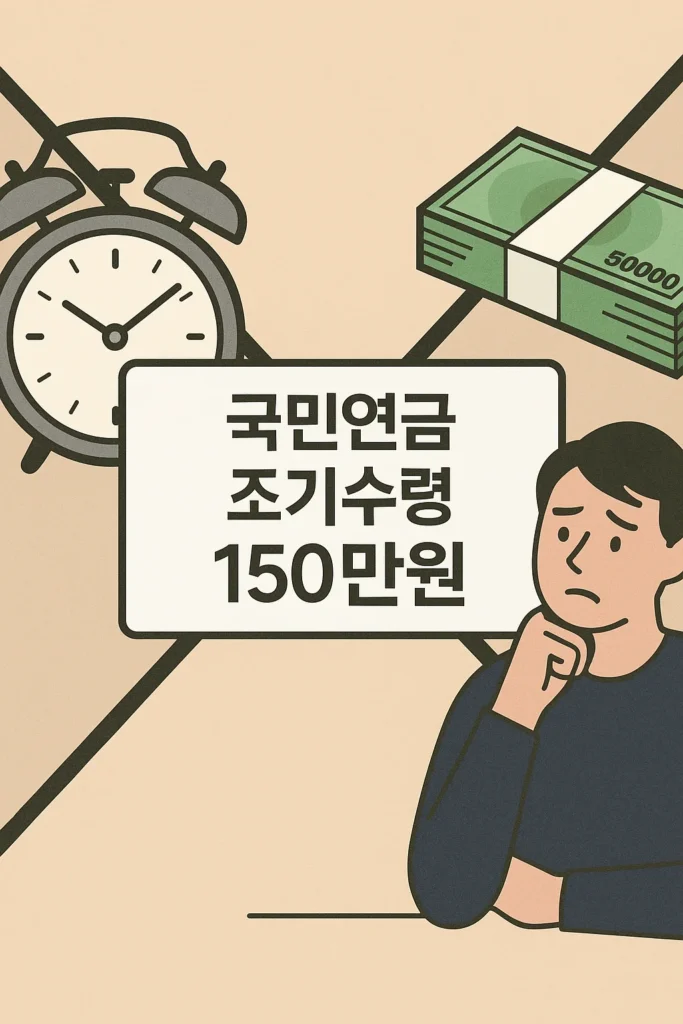 국민연금 조기수령 150만원 시뮬레이션